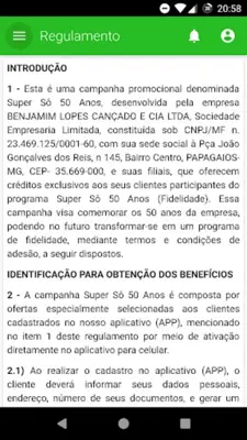 Super Sô 50 Anos android App screenshot 2